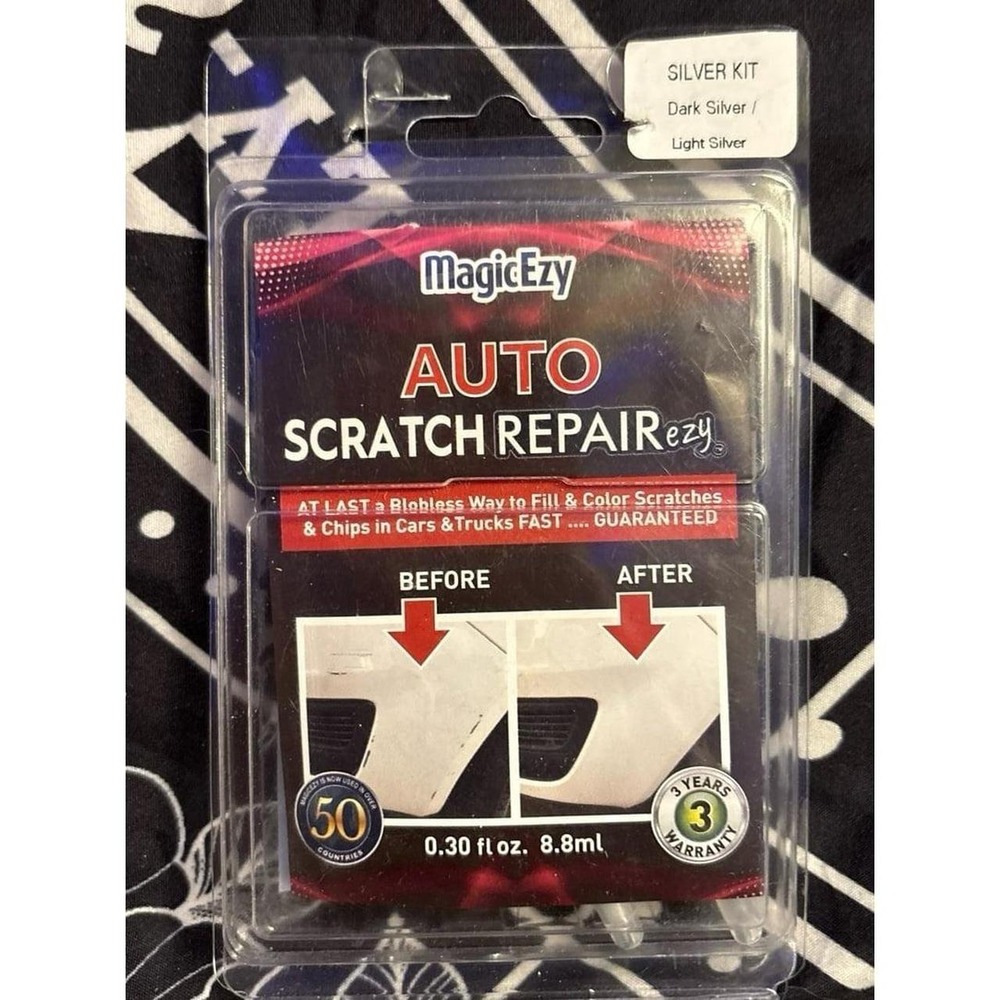 NEW MagicEzy Auto Scratch RepairEzy Silver Kit for All Makes & Models